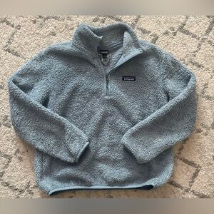 Patagonia Women’s Los Gatos 1/4 Zip Fleece Pullover Blue Grey Small